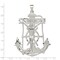 Sterling Silver Mariners Cross Pendant Charm Jewelry 79mm x 55mm